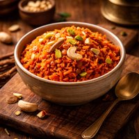 Gajar Halva Carrot Pudding an Indian Dessert