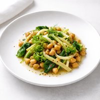 Garbanzo Beans with Escarole and Fennel