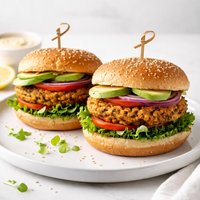 Garbanzo Vegetarian Burgers