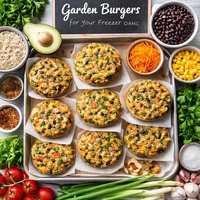 Garden Burgers for Your Freezer Oamc