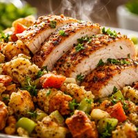 Garden Chicken and Stuffing