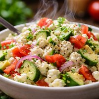 Garden Fresh Cottage Cheese Salad