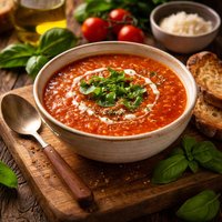 Garden Fresh Tomato Basil Soup