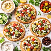 Garden Pita Pizza