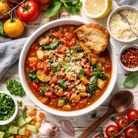 Garden Tomato Vegetable Soup