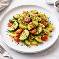 Garden Zucchini Yellow Squash Saute