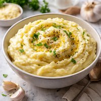 Garlic and Cheese Mashed Potatoes