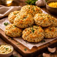 Garlic Cheddar Cheese Biscuits