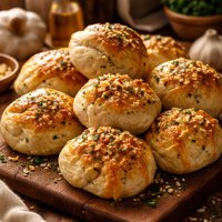 Garlic Cheese Rolls for Bread Machine