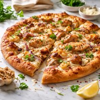 Garlic Chicken Pizza