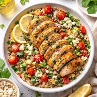 Garlic Chicken with Quinoa