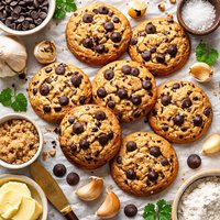 Garlic Chocolate Chip Cookies