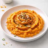 Garlic Coconut Mashed Yams Sweet Potatoes