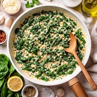 Garlic Creamed Spinach