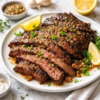 Garlic Dijon Skirt Steak