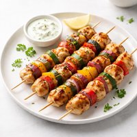 Garlic Grilled Chicken Kabobs