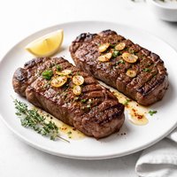 Garlic Grilled Steaks