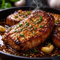 Garlic Honey Pork Chops