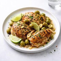 Garlic Lime Chicken with Olives
