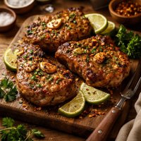 Garlic Lime Pork Chops