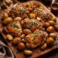 Garlic Lovers Chicken and Potatoes