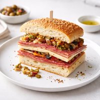 Garlic Lovers Muffuletta