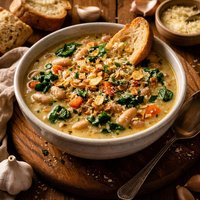 Garlic Lovers White Bean Soup