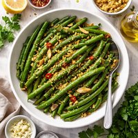 Garlic Mustard Green Beans