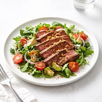 Garlic Mustard Steak Salad
