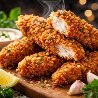 Garlic Panko Chicken Strips