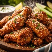 Garlic Parmesan Buffalo Wings