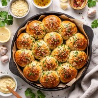 Garlic Parmesan Dinner Rolls