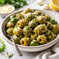 Garlic Parmesan Olives