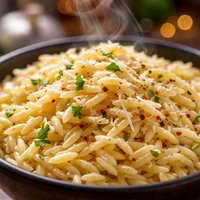 Garlic Parmesan Orzo