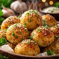 Garlic Potato Balls