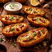 Garlic Potato Skins