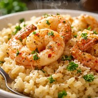 Garlic Prawn Risotto