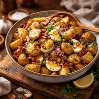 Garlic Roasted Potato Salad