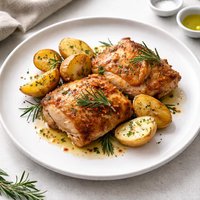 Garlic Rosemary Chicken with Potatoes