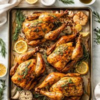 Garlic Rosemary Cornish Game Hens