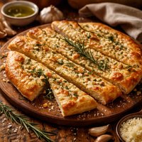 Garlic Rosemary Pizza Crust