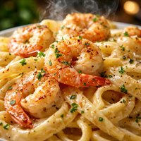 Garlic Shrimp Alfredo