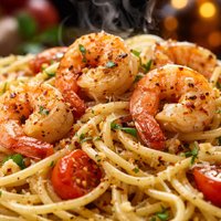 Garlic Shrimp Pasta
