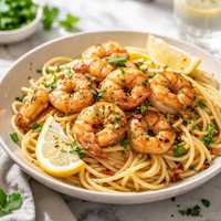 Garlic Shrimp with Noodles