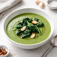 Garlic Spinach Soup