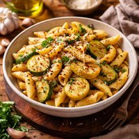Garlic Squash with Penne
