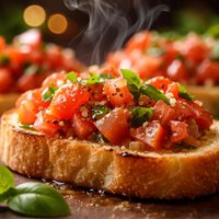 Garlic Tomato Bruschetta