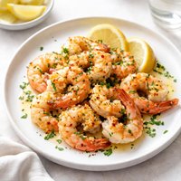 Garlicky Baked Shrimp