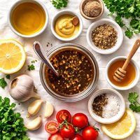 Garlicky Balsamic Vinegar Dressing