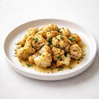 Garlicky Braised Cauliflower